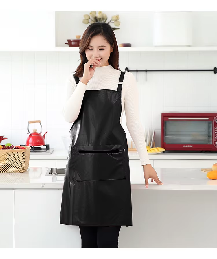 Waterproof Oil-proof Leather A - Leather Work Overalls review and price